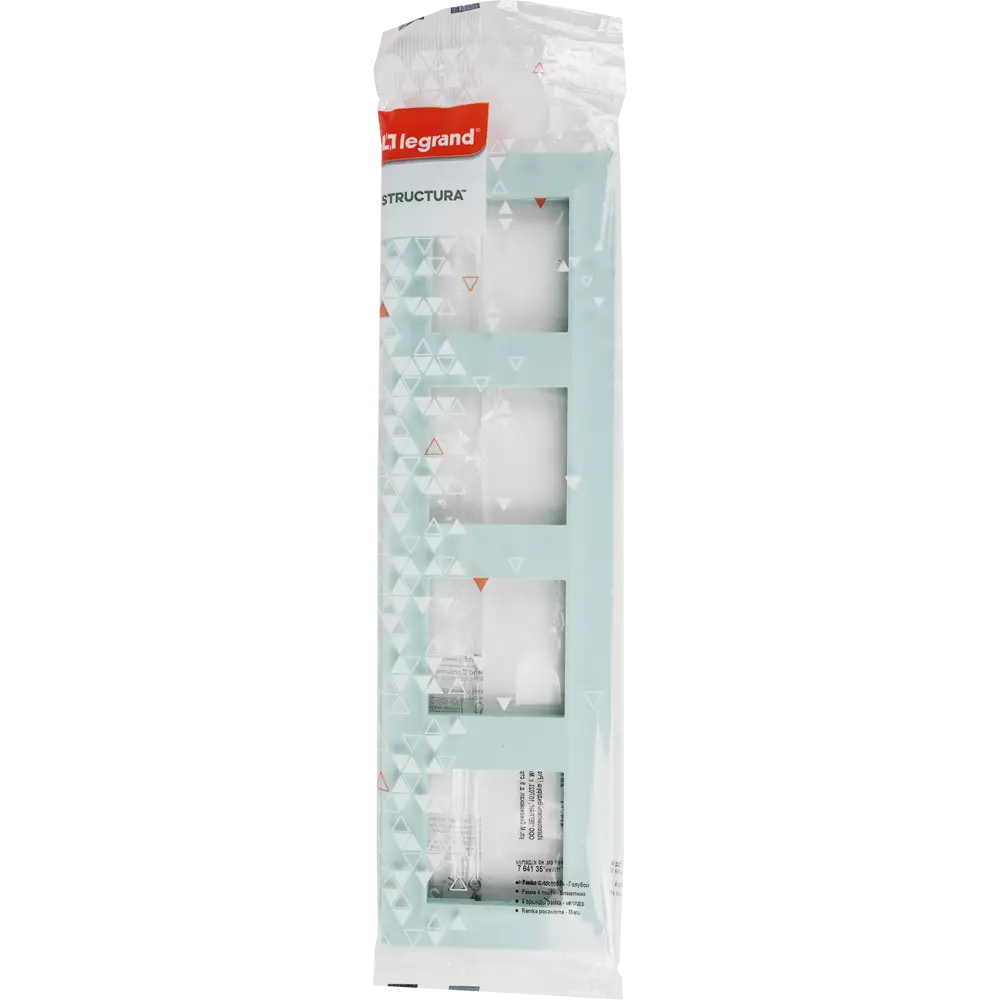 Рамка Legrand Structura на 4 поста в нежном голубом цвете 82064649 STLM-0018638 - Вид №2