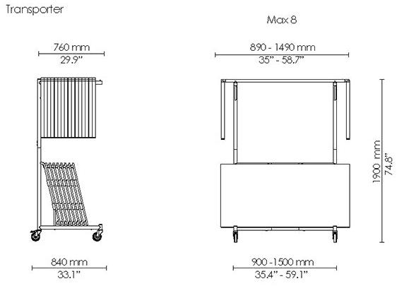 Howe Складной прямоугольный штабелируемый деревянный стол Simpla sun-id-1498134 - Вид №14