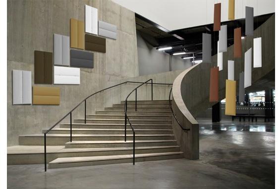 Slalom Акустическая стеновая панель из огнестойкого полиэфирного волокна Ecorange sun-id-1345068 - Вид №15