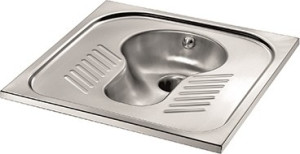 SNPT21CS Сковорода для сидения на корточках из нержавеющей стали mediclinics