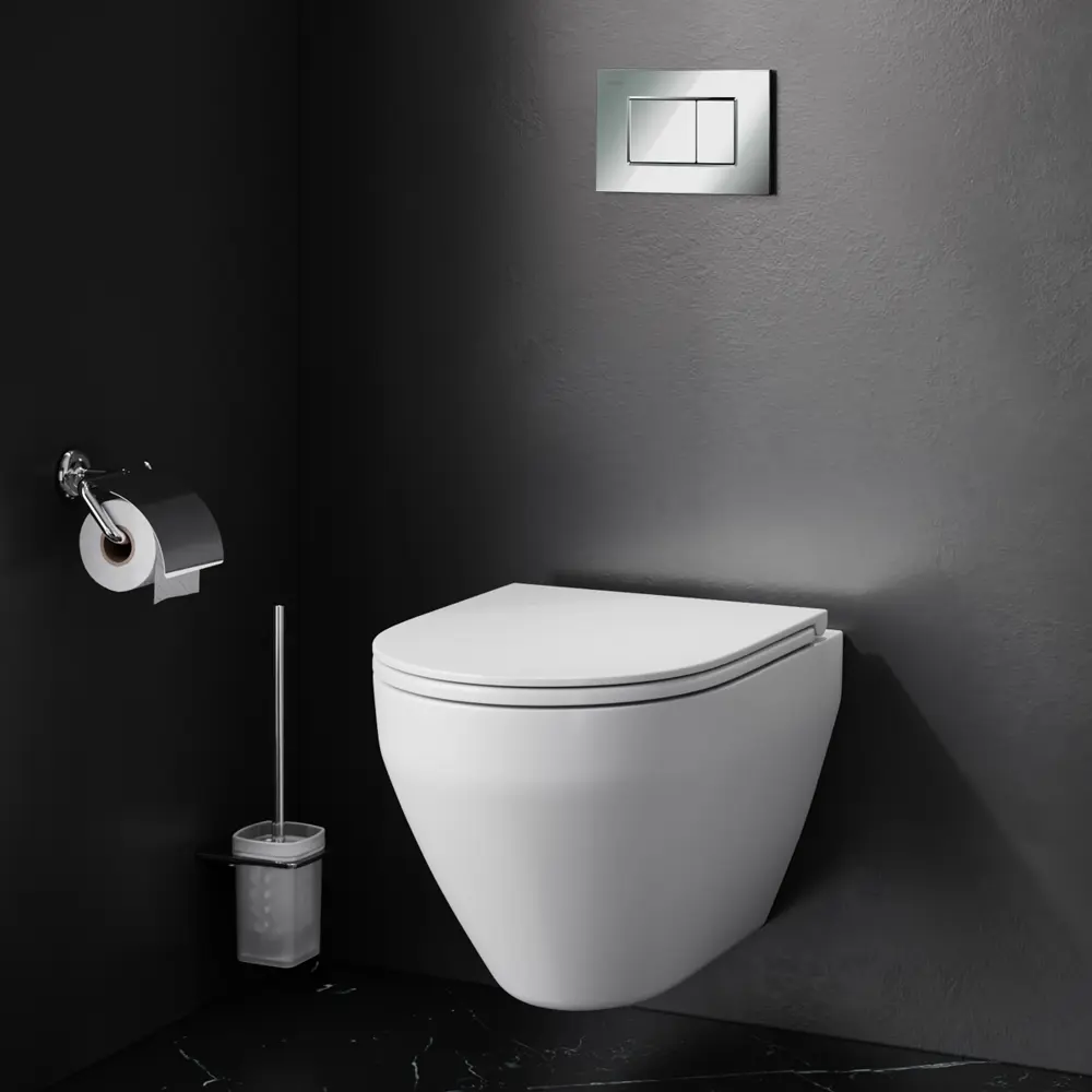 Комплект инсталляция с унитазом Spirit V2.0 Flshclean с клавишей 82808082 STLM-2208760 AM.PM - Вид №4