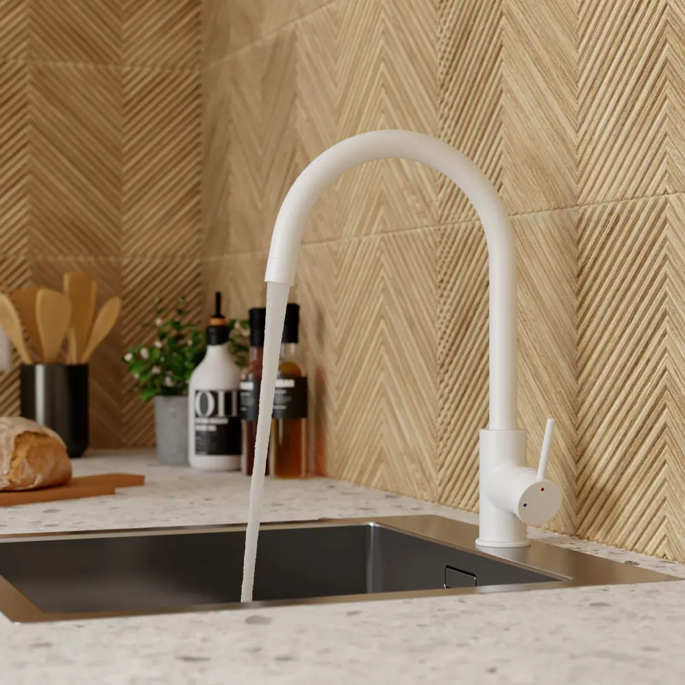 Смеситель DELINIA Loa для кухни с высоким С-образным изливом 84752049 STLM-1370173 - Вид №9