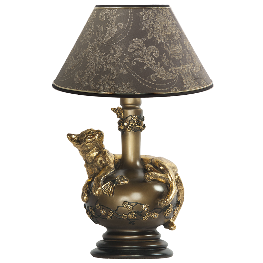 32077,34013 Настольная лампа Агнесса Голдбраун BOGACHO 4627138210833, 4627179657697