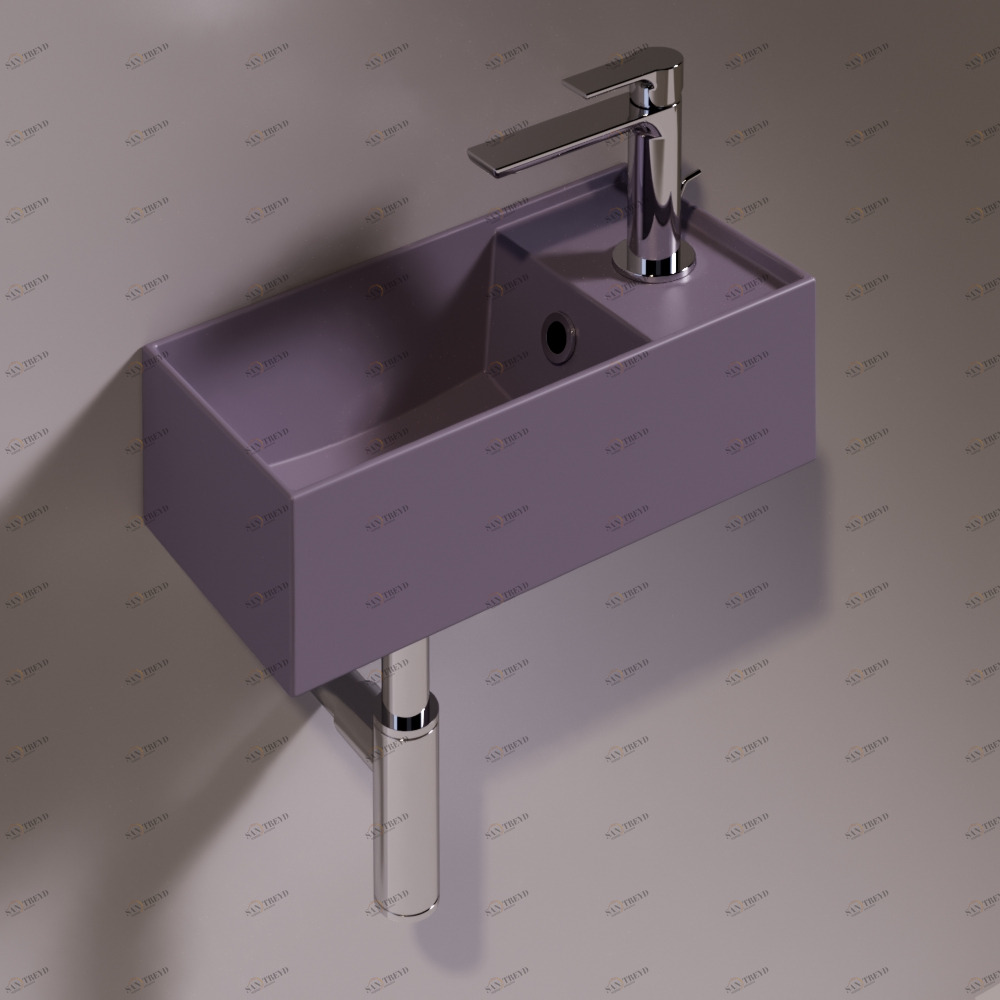 AG20PRUGNAMATT Подвесная раковина настенная прямоугольная Simas Agile