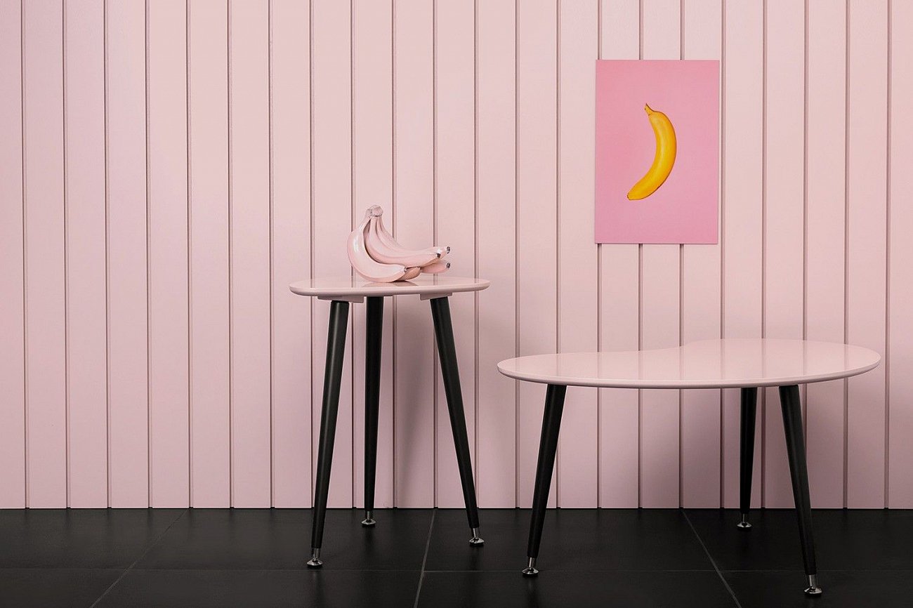 Журнальный столик с деревянными ножками белый "Почка" WOODI  00-3966470 Белый  - Вид №13