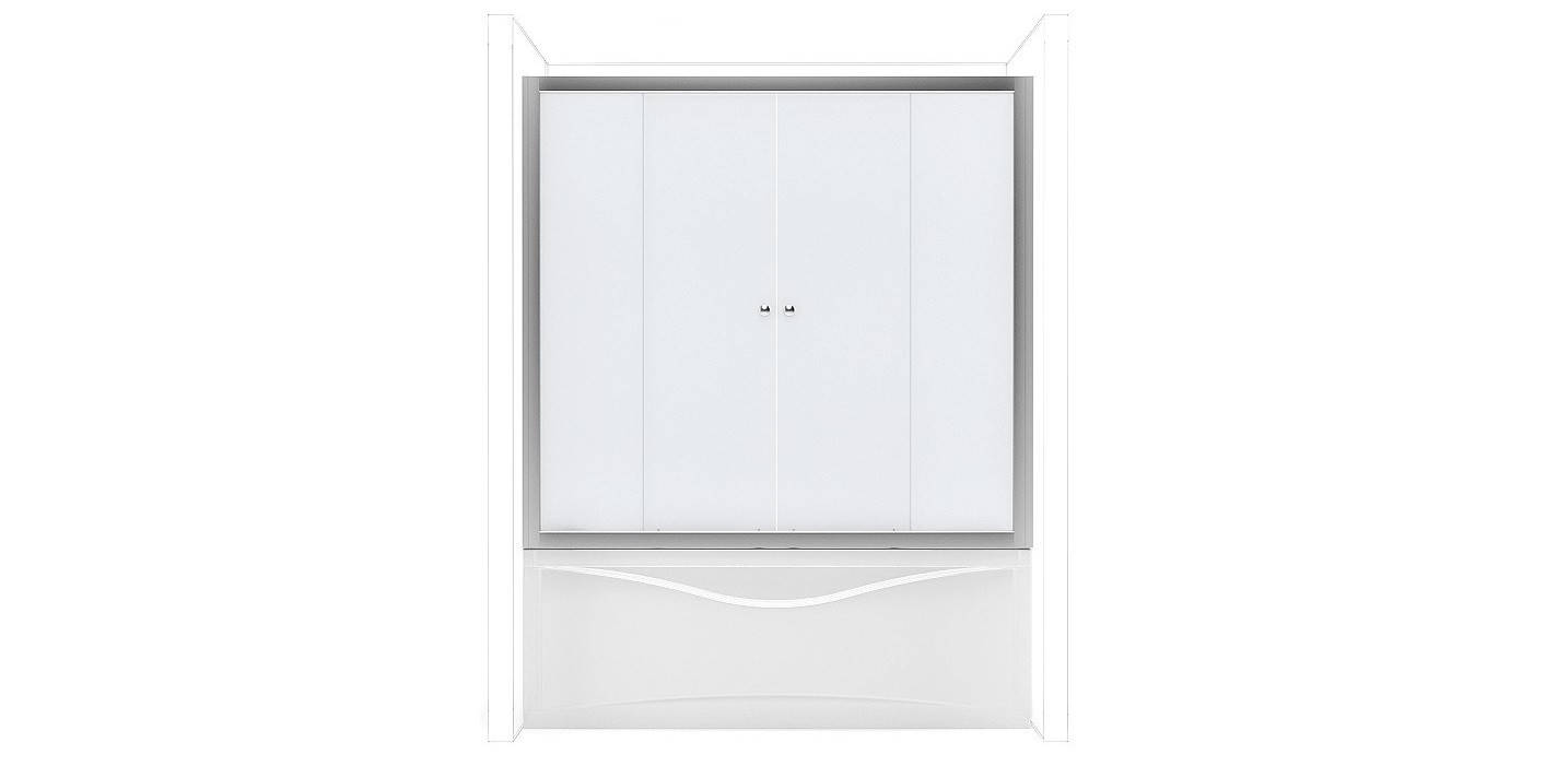 175832 Душевое ограждения на борт вынны Aquanet Россия AQ5 - Вид №3