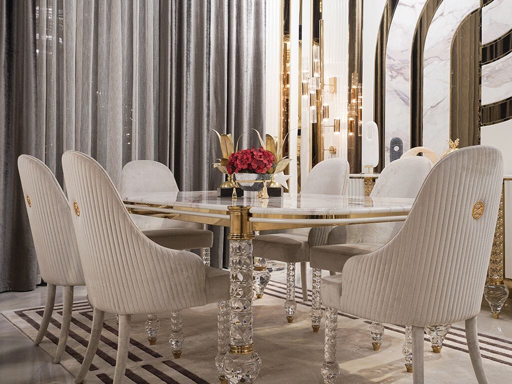 Мягкий стул из ткани Zebrano Velovis ARCH-00019139 - Вид №1