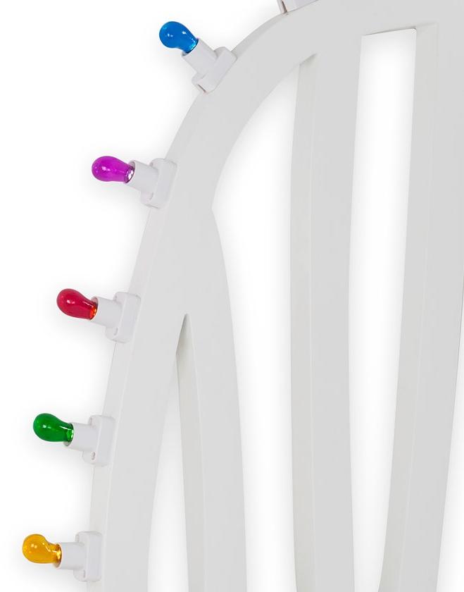 Seletti Изголовье МДФ со встроенной подсветкой для двуспальной кровати Luminaire sun-id-1497731 - Вид №3