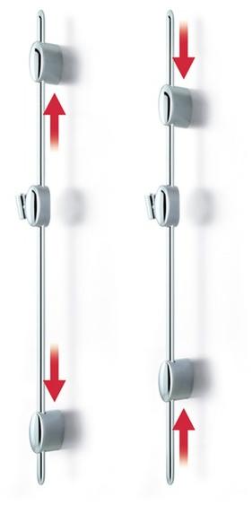 Bossini Латунная раздвижная штанга с ручным душем с гибким шлангом Ocean sun-id-1505606 - Вид №1