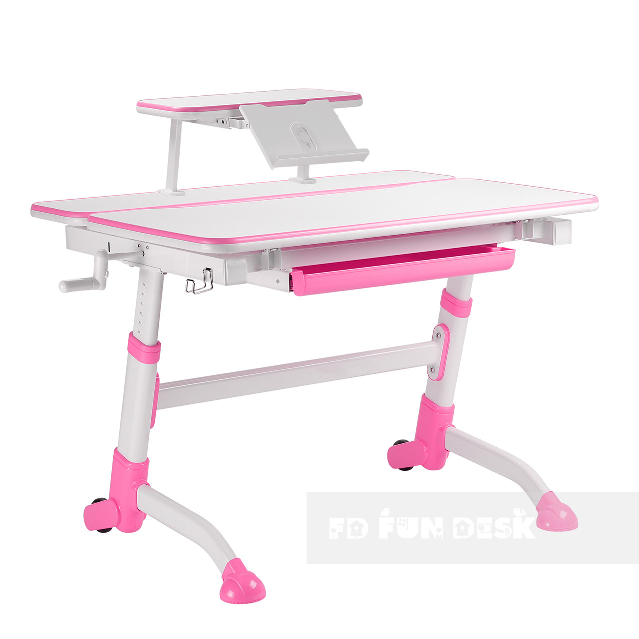 Парта детская на колесиках розовая Volare Pink FUNDESK  00-3948594 Белый;розовый Santreyd  - Вид №4