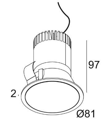 Круглый светодиодный светильник Deltalight Partou ARCH-00124984 - Вид №2