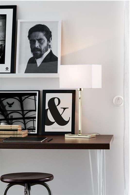 Настольная лампа Markslojd Savoy 106306 MARKSLOJD КЛАССИЧЕСКИЕ 275039 Белый;золото  - Вид №1