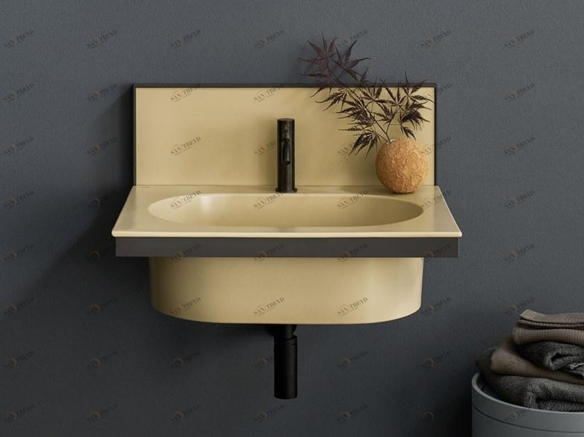 Подвесная раковина настенная овальная Ceramica Cielo Elle белая sun-id-1371989