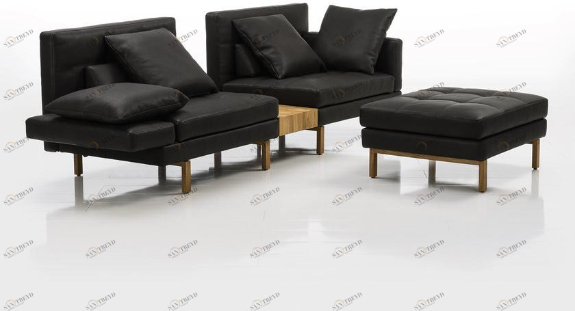 brühl Секционный кожаный диван Amber sun-id-1415510