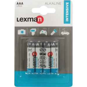 Батарейка Lexman Intensive AAA (LR03) алкалиновая 4 шт. 82003974 STLM-2147223