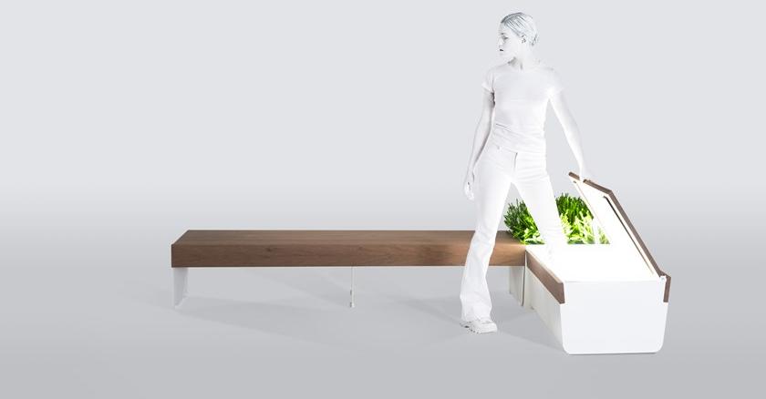 Tarimatec Скамья wpc со встроенной сеялкой Accessori sun-id-1507445 - Вид №2