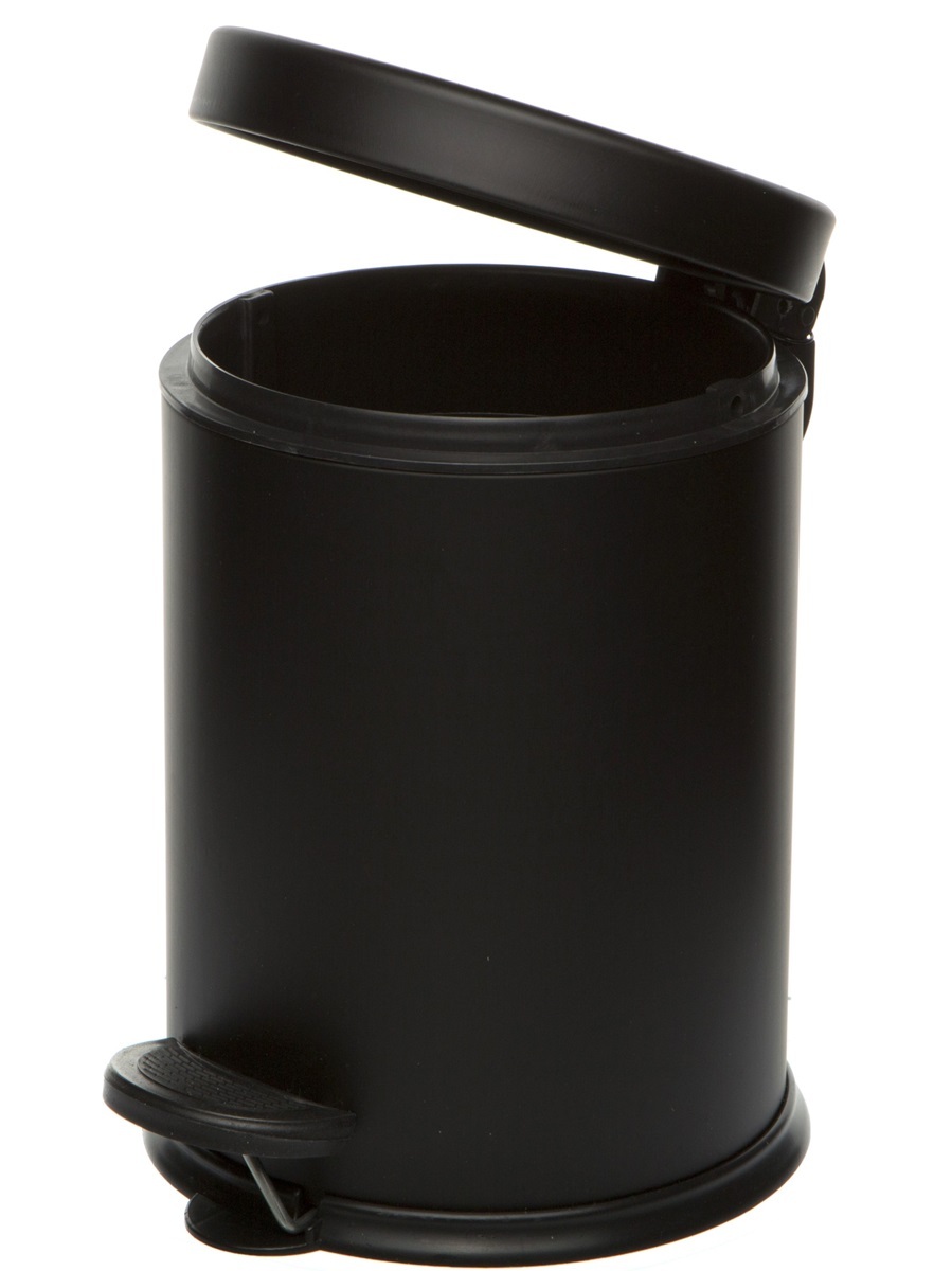 Вёдра с педалью и крышкой Tucana 3L Mini Black NAVAKO 11518 - Вид №1