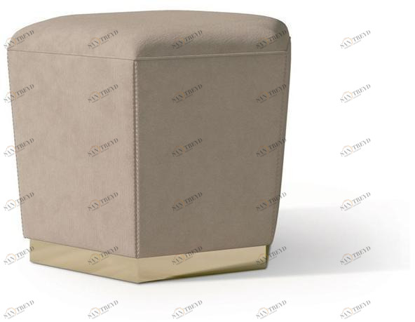 Carpanese Home Мягкий пуф из нубука Contemporary 7531