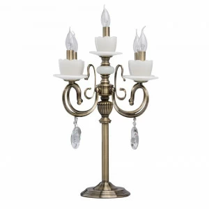 Настольная лампа MW-Light Свеча 32 683030605 MW-LIGHT СВЕЧА 195171 Белый;бронза