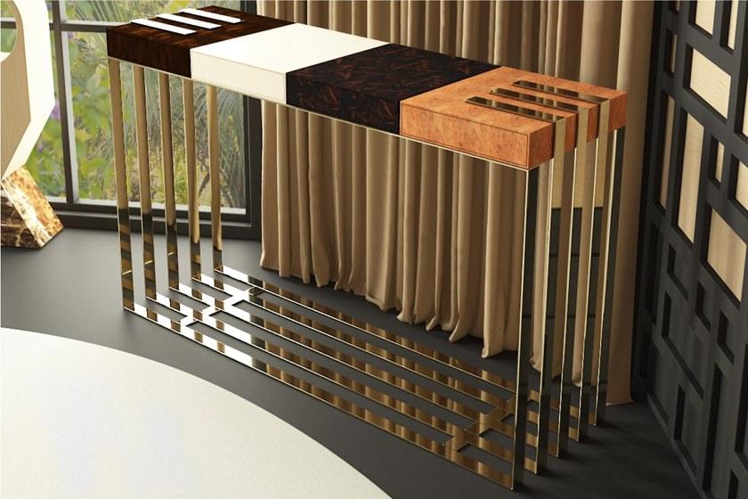 Malabar Консоль из латуни с ящиками Hollow sun-id-1467724 - Вид №3