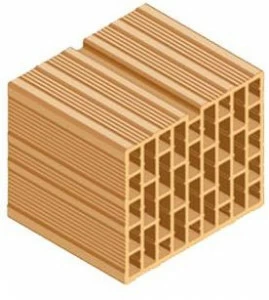 T2D Кирпичный блок с высокой биосовместимостью Ecopor® 311 55