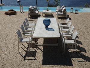 Прямоугольный выдвижной стол