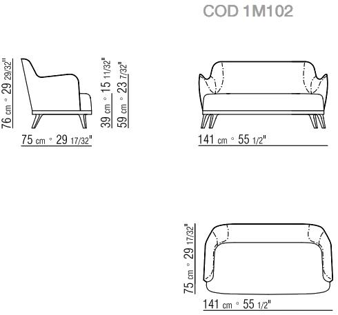 Flexform Диван Lysandre sun-id-1382712 - Вид №1