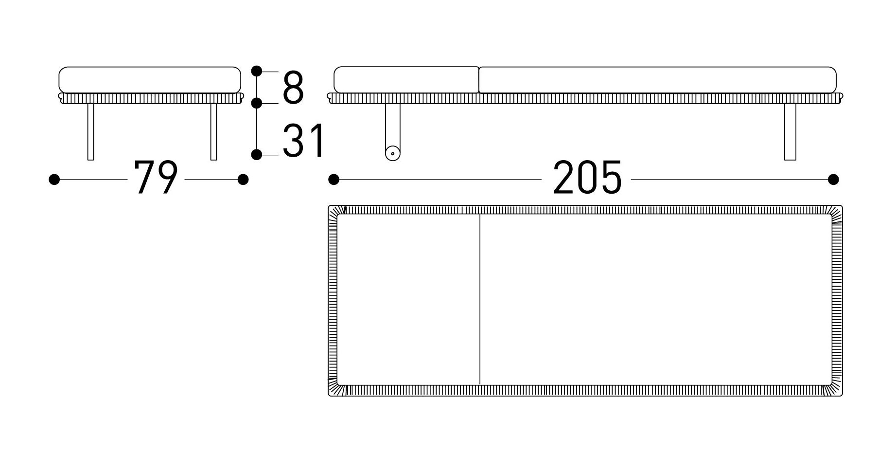 Алюминиевая Садовая кровать Varaschin Вавилон ARCH-00104926 - Вид №7