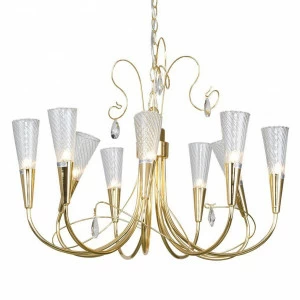 Люстра дизайнерская Fred золото прозрачная 711092 SUPERNW ДИЗАЙНЕРСКИЕ, ЦВЕТЫ 056042 Золото