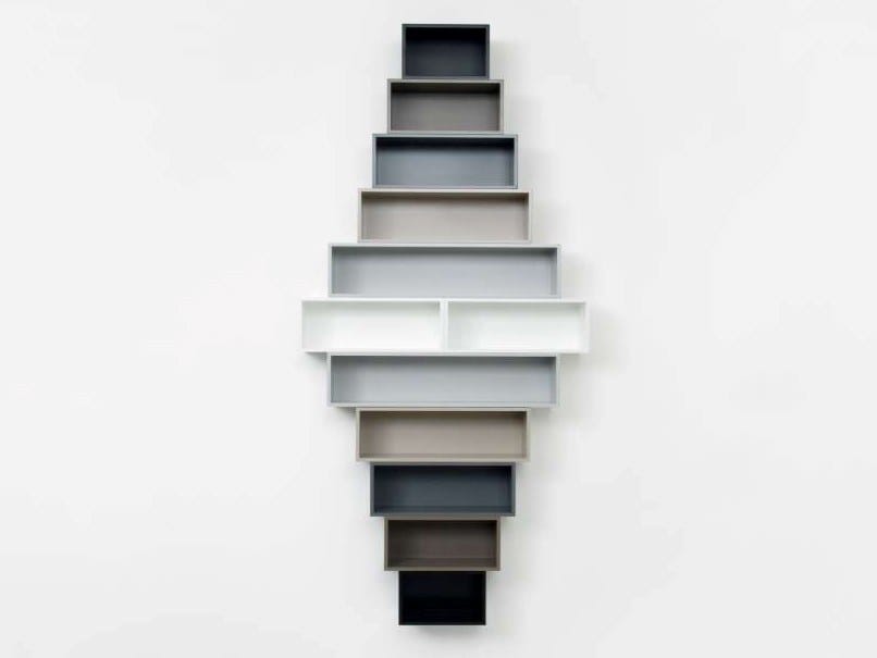 МДФ настенный книжный шкаф CD держатель Cubit by Mymito ARCH-00065436 - Вид №1