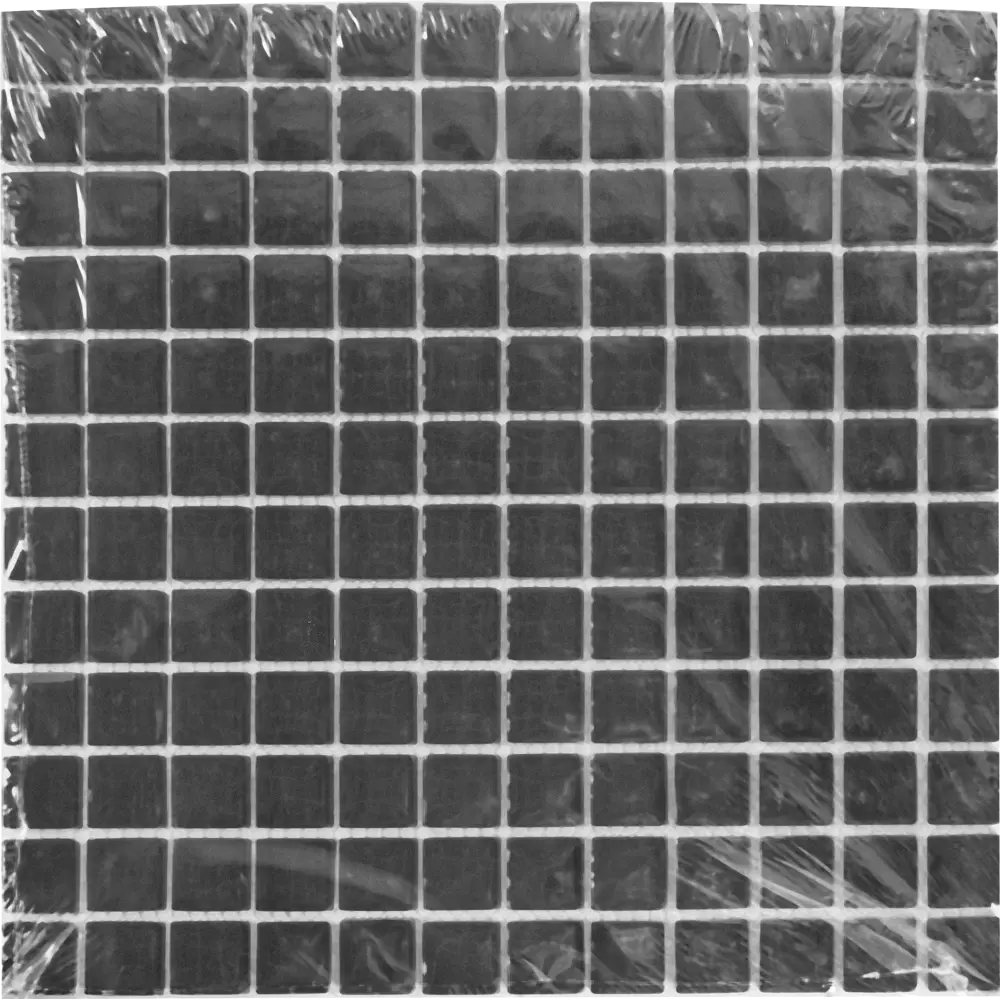 Мозаика стеклянная, черная, 300x300x8 мм 13828763 STLM-2121455 Santreyd  - Вид №3