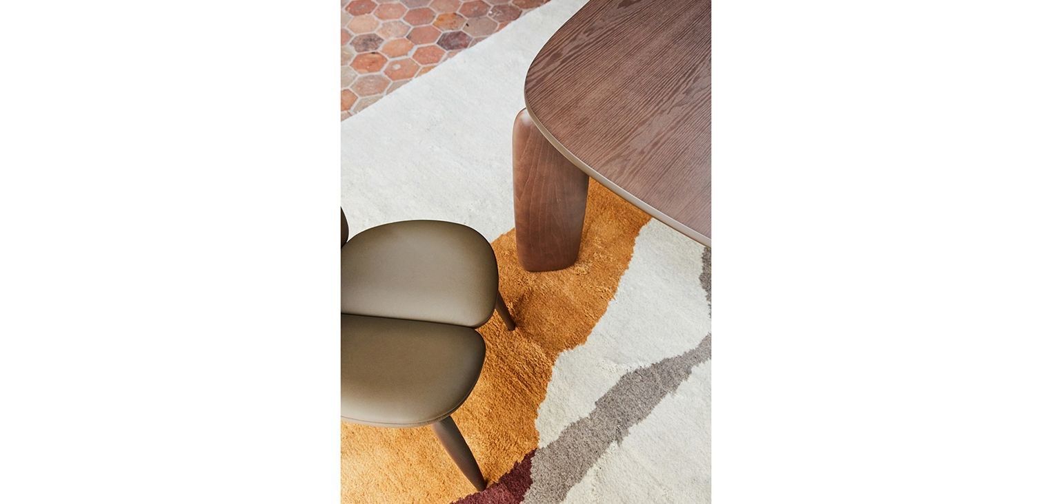 Кожаный мягкий стул с подлокотниками ROCHE BOBOIS Pulp ARCH-00072906 - Вид №9