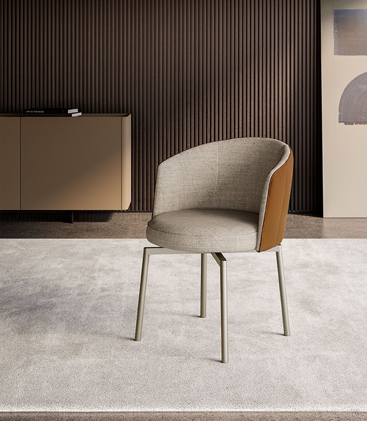 Тканевый стул с подлокотниками EFORMA Джейн ARCH-00003591 - Вид №1