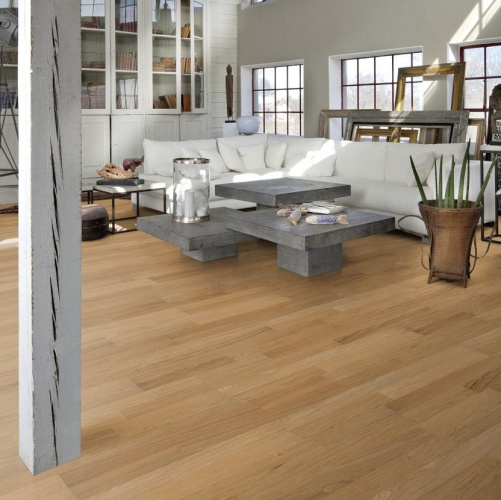 Паркетная доска Kahrs Дуб Бриз Линнея Полуматовая Гладкая 2600200569 - Вид №7