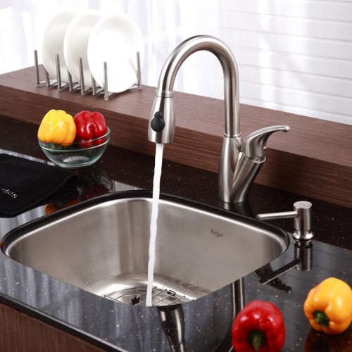 KBU11-KPF2121-SD20 Накладная раковина на столешницу  прямоугольная Krausru  - Вид №2