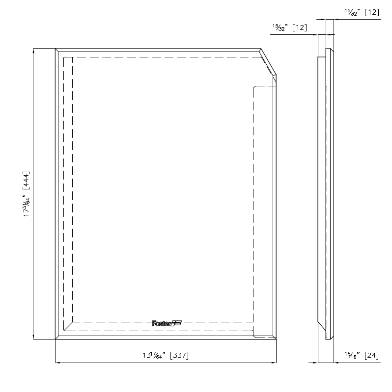 Foster Разделочная доска из дерева ироко 8656001  - Вид №1