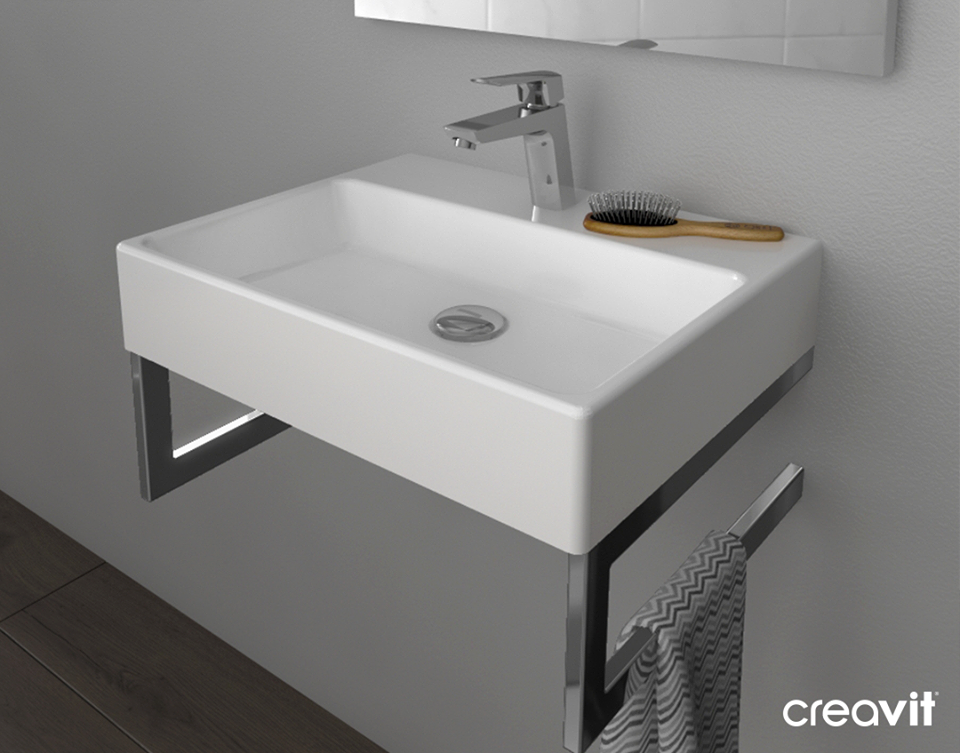 NX242-00CB00E-0000 Раковина NX242 мебельная (40*50 см) Creavit  - Вид №1