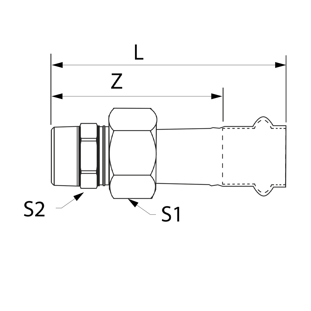 PS4331G0150400 Разъемные соединения Tece  - Вид №1