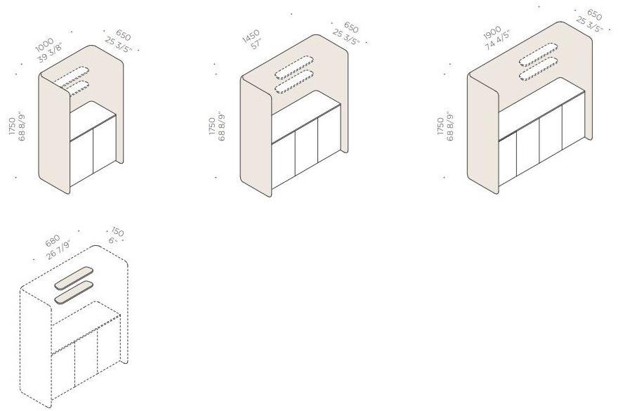 Martex Звукопоглощающая офисная мебель Nucleo sun-id-1459685 - Вид №3