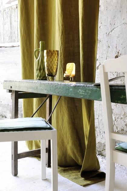 Élitis Однотонная льняная обивочная ткань sun-id-1471987 - Вид №2