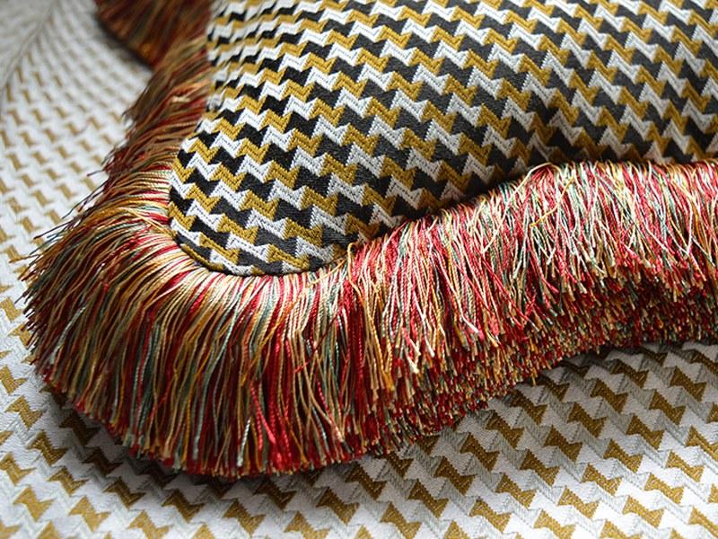 l'Opificio Жаккардовая ткань с графическими мотивами Loop sun-id-1461861 - Вид №2