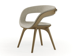 Деревянный стул с подлокотниками