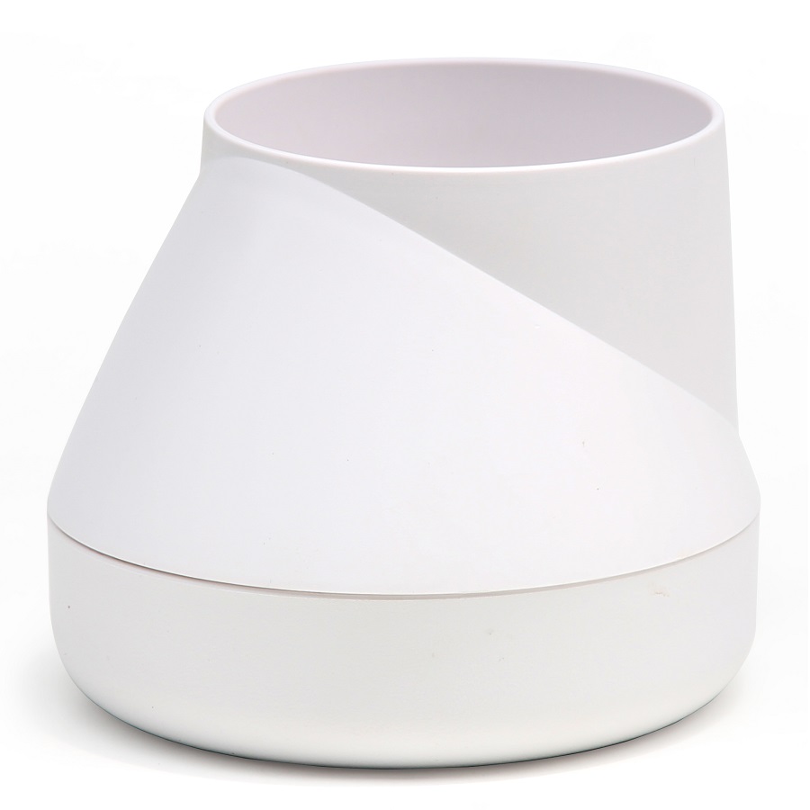 QLX20001-WH Горшок цветочный hill pot, маленький, белый Qualy  - Вид №8