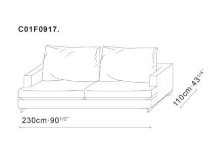 3-местный тканевый диван CAMERICH ELAN ARCH-00088890 - Вид №5