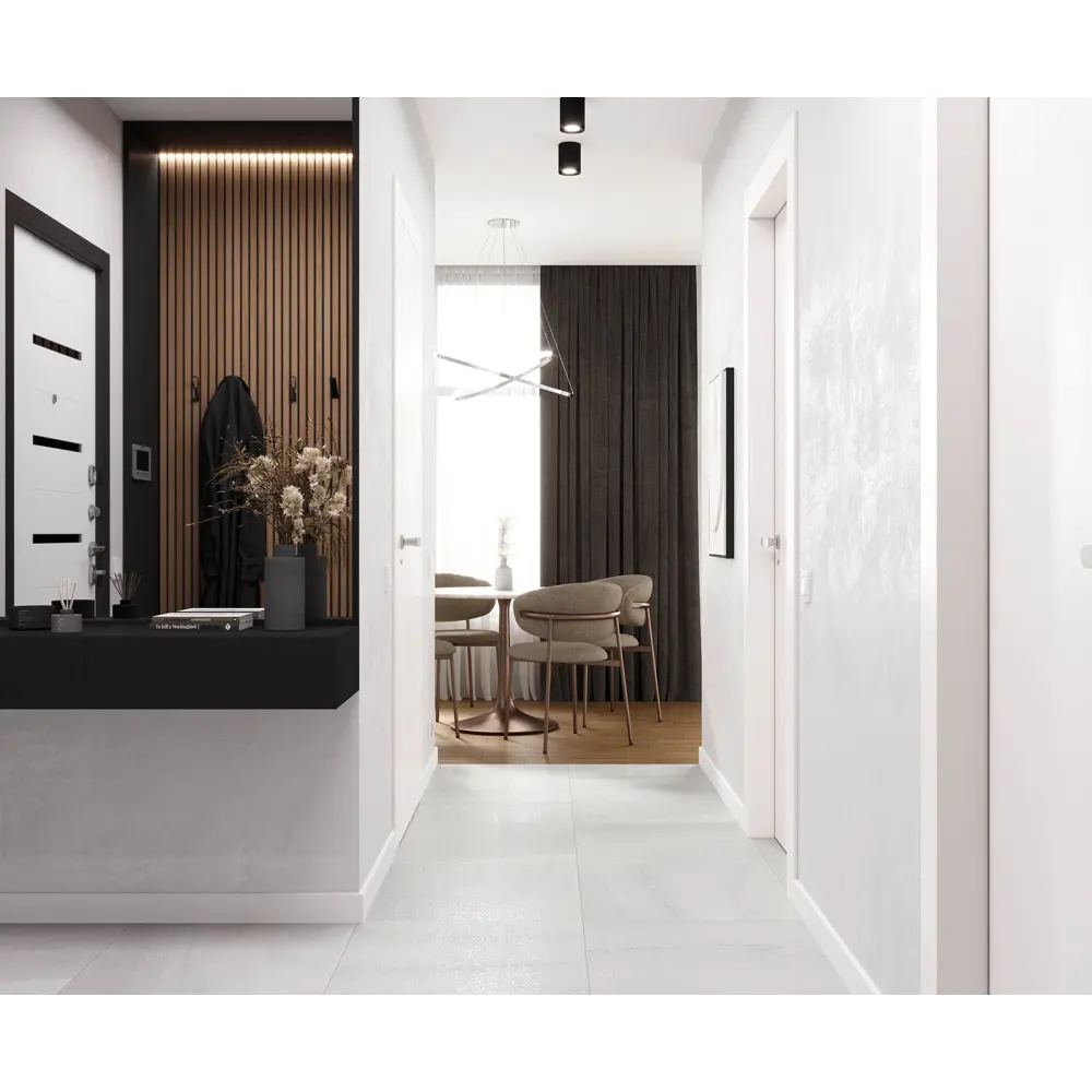 Глазурованный керамогранит Ceradim Urban Dazzle Bianco 60x60 см 1.44 м² лаппатированный цвет белый 89457841 STLM-2205404 - Вид №4