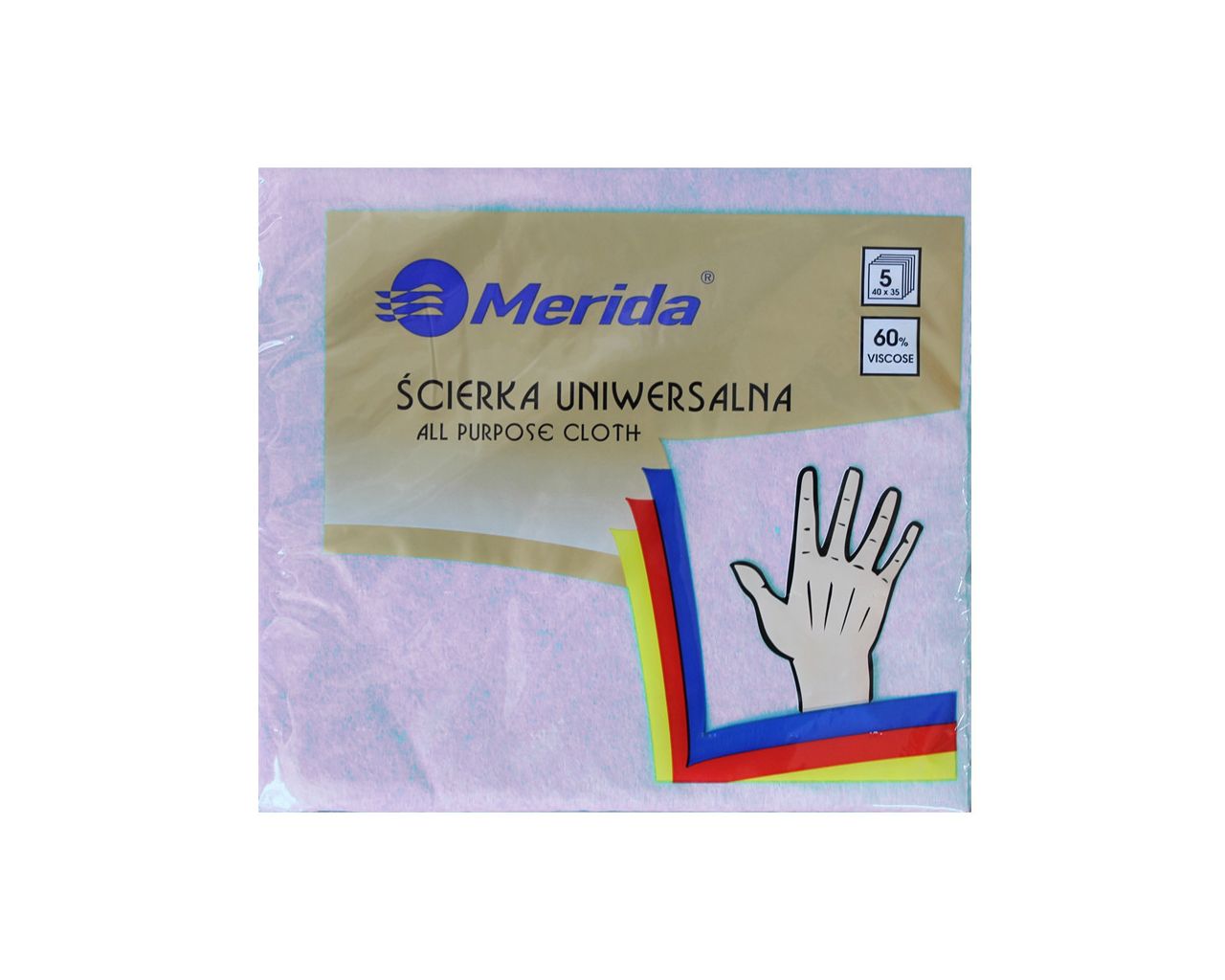 SRL001 Салфетка универсальная синяя, в упаковке 5 шт. Merida  - Вид №2