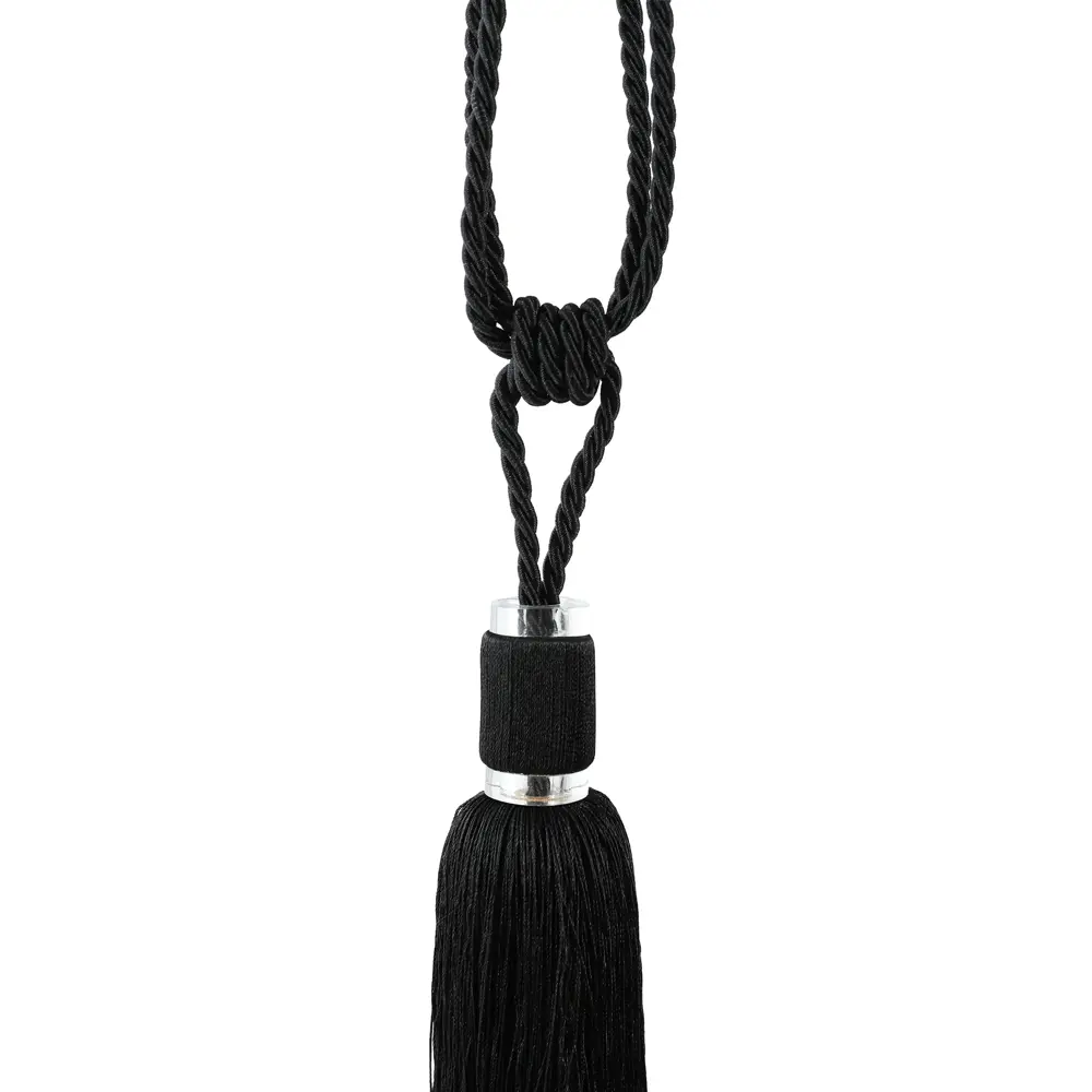 89337837 Подхват для штор Кисть 21020 62 см металл цвет черный STLM-1035568 Santreyd  - Вид №1