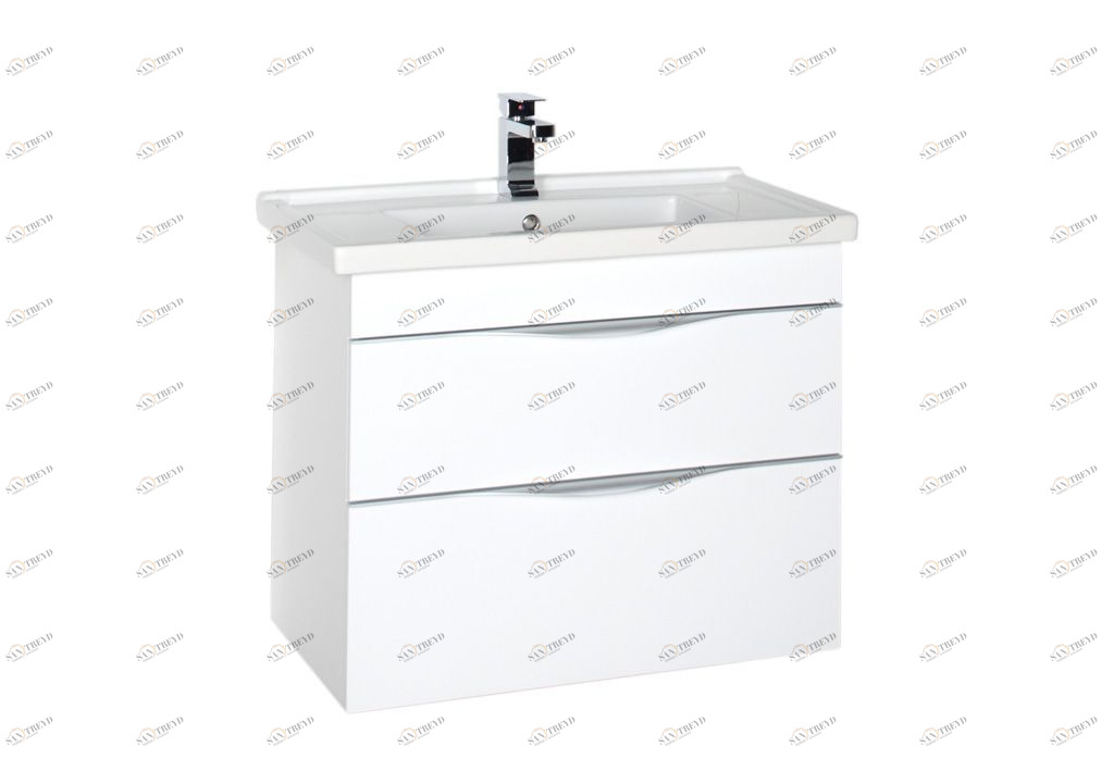 Тумба с раковиной Aquanet Эвора 80 белый 0018493700182324