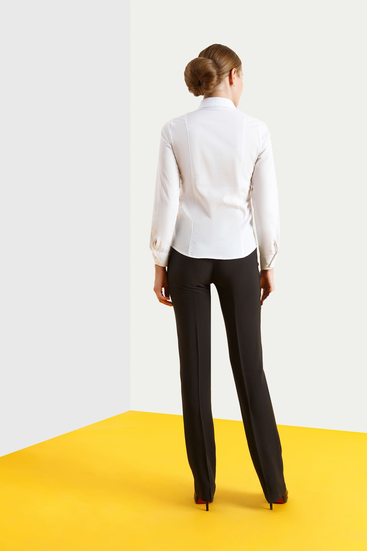 62858 Брюки  женские черные El-Risto  Одежда для официантов  размер 44  - Вид №5