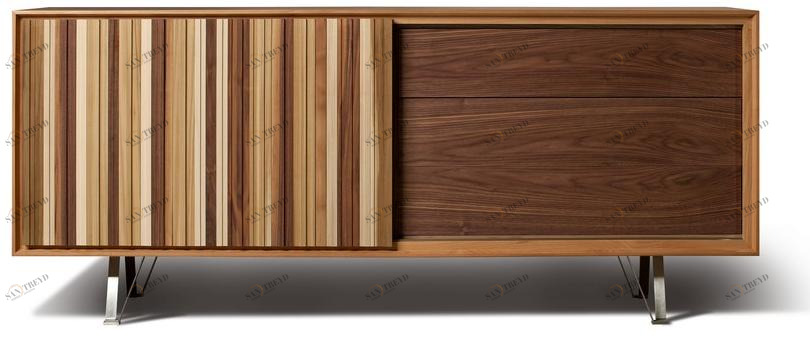 Morelato Комод вишневый с раздвижными дверцами Contemporaneo Art. 1707